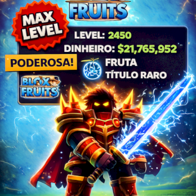 VENDO CONTA Blox Fruits Lv 2563 • God Human • Espadas Raras • Várias Frutas