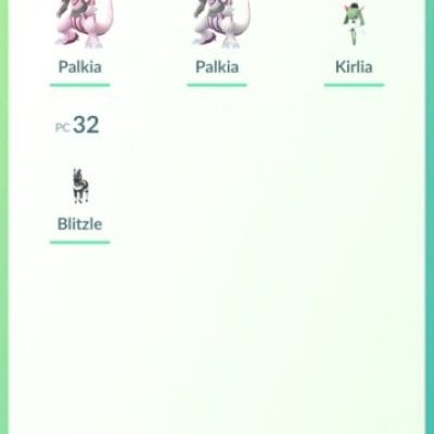 Conta de Pokémon GO com Shiny Palkia