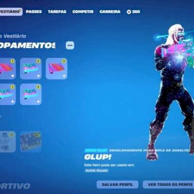 CONTA COM MINTY E GALAXY MASC