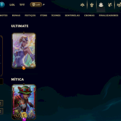 Conta (unico dono) [100 skins] + [105 champs] + 150 frags (entrega automatica)