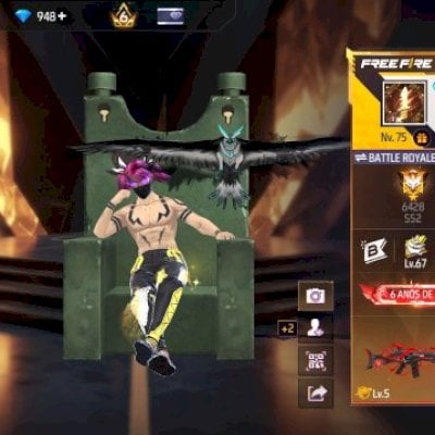 CONTA DE FREE FIRE GEMADA BARATA