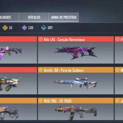 Call Of Duty Mobile: 4 Míticas, 10 lendárias, Ghost Místicos e diversas Skins