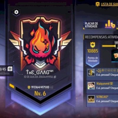 RECRUTAMENTO DE GUILDA DE GUILDA FREE FIRE.