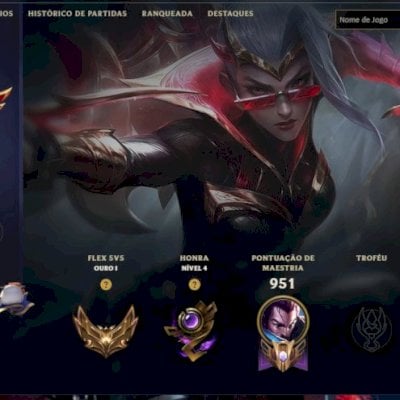 Conta lol com 442 skins