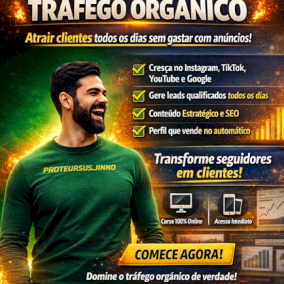 🚀 Curso De Gestão De Tráfego Orgânico (Metodo Gto – Pedro Sobral)