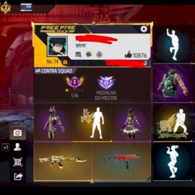 CONTA DE FREE FIRE PRIME 7 GEMADA !