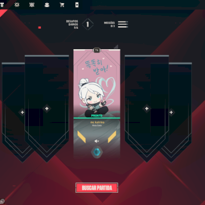 CONTA DE VALORANT FULL ACESSO PLATINA 1 COM SKINS