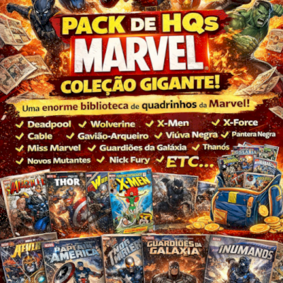 🔥 **Pack De Hqs Marvel – Coleção Gigante!** 🔥