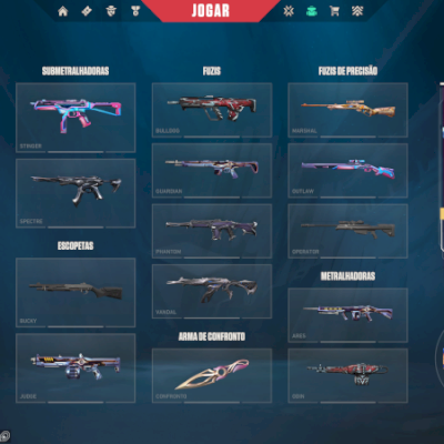 Conta de Valorant com Skins