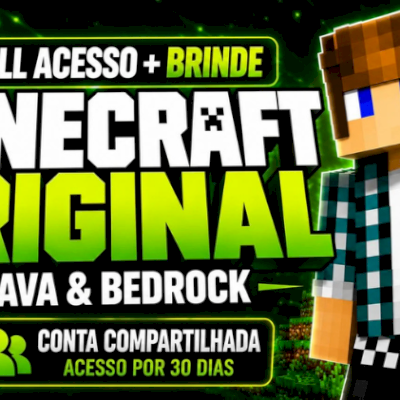 Minecraft Java+bedrock Original Full Cesso e Compartilhado