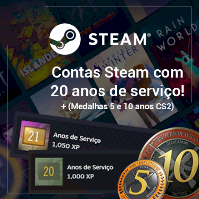 Steam contas 20 anos (2003 - 2004)