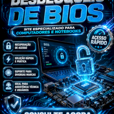 Site para desbloquear Bios Senha Mestra