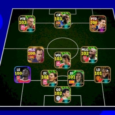 conta com muitos jogadores lendarios mas parei de jogar