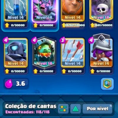 Clash Royale 7818 troféu