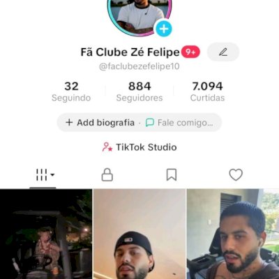 Vendo conta do tik Tok engajada