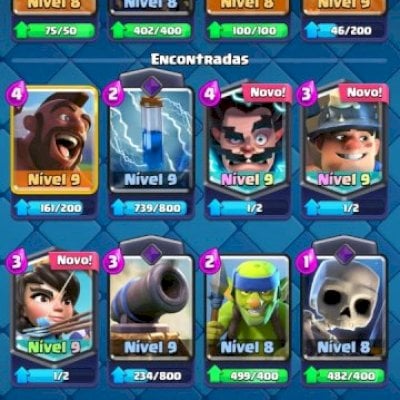 CONTA CLASH ROYALE FULL ACESSO UPADA +1180 GEMAS 25R$