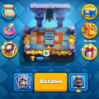 CONTA DE CLASH ROYALE ANTIGA 9 ANOS