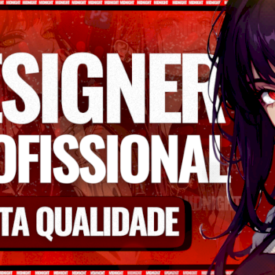 DESIGNER PROFISSIONAL - LOGOS, BANNERS, CAPAS, POST, ANÚNCIOS, THUMBS...