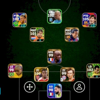 Vendo conta efootball com jogadores 100+