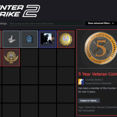 CONTA ANTIGA CS2 PRIME COM 4 MEDALHAS + 1800 HORAS DE GAME (PREMIER DISPONIVEL)!