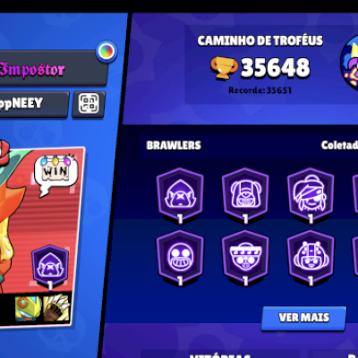 Conta do brawl stars
