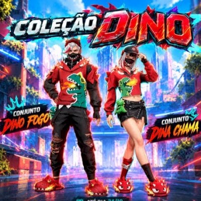 CONTA COM DINO FOGO OU DINA CHAMA (SEU EMAIL)