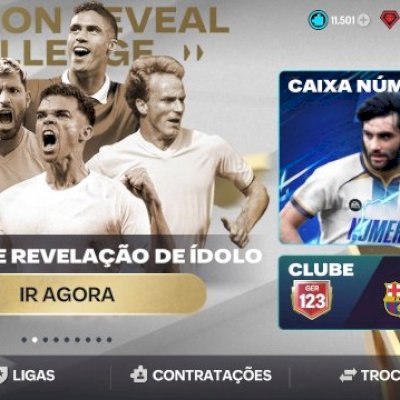 Conta com 123 de ger, boa para jogar e com jogadores novos