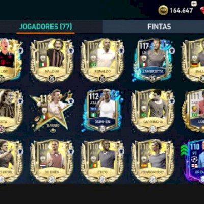 Fifa Mobile, Quase todos os Ídolos do jogo, com todas as formações e Fifa Champ
