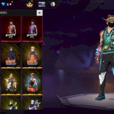 Conta FF gemada + antiga