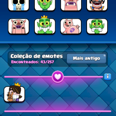Conta de Clash Royale 9 k troféus