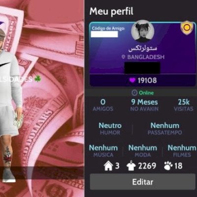 CONTA DE AVAKIN 9 MESES GEMADA UNISSEX (2K DE ITENS RAROS)