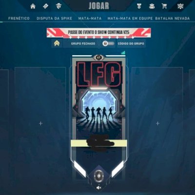 VENDO CONTA VALORANT - FERRO 3 - VANDAL GAIA - PASSE V25 ATO VII COMPLETO