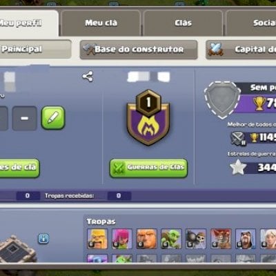 Conta cv9 ótima pra inicio de game