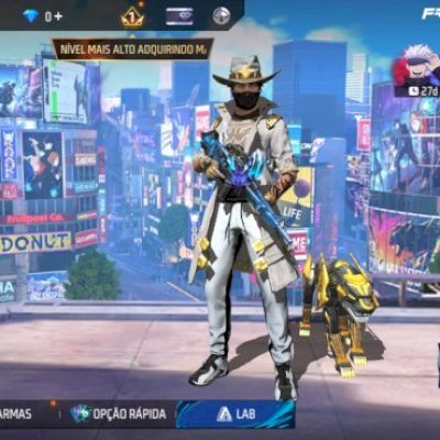 Conta Free Fire Lv.60 | Muitos Itens Raros | Completa