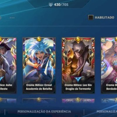 Conta de wild 450 skins yone aniquilador