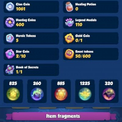 Conta com 1.8k crítico, itens épicos e várias lendárias lv 9