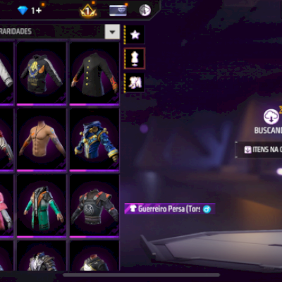 Conta de free fire 7 anos rara