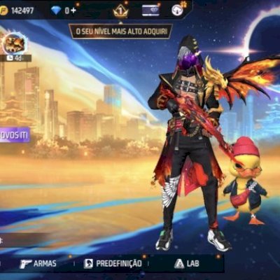 CONTA FREE FIRE GEMADA