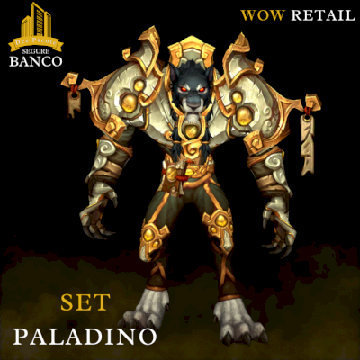 World of Warcraft - Transmog/Skin de armadura PALADINO (Completo)