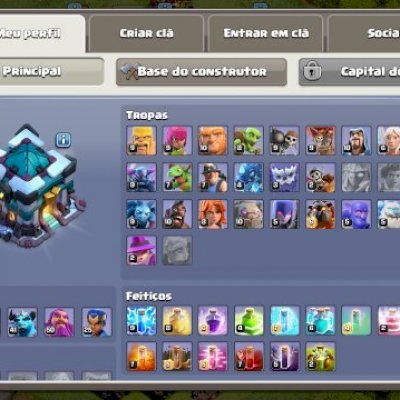 CV 13 FULL, NÃO PRECISA UPAR NADA, COM 12.000 MIL GEMAS NA CONTA!!!