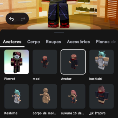 Skins(maioria cosplays)+ Blox fruits level Max Rumble permanente com skin amarel
