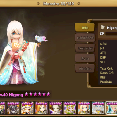 🔥 CONTA SUMMONERS WAR — NÍVEL 100 MAX | BEM DESENVOLVIDA