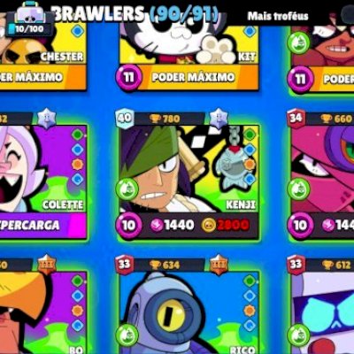 Conta de brawl stars muitíssimo boa