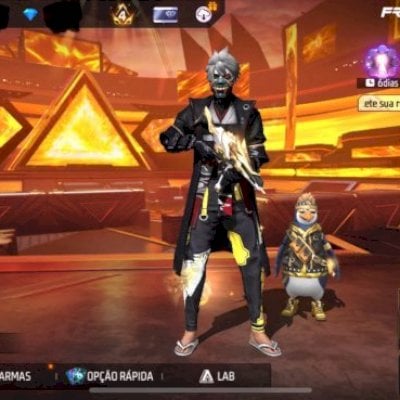 Conta de Free Fire básica com angelical