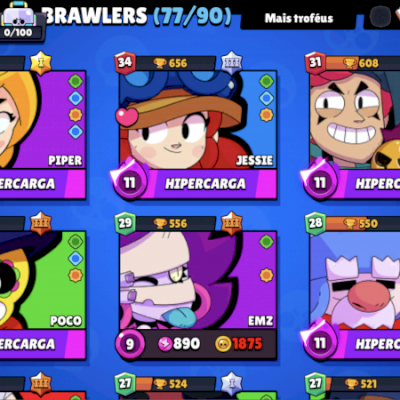 CONTA COM 3 PASSES E MAIS DE 70 PERSONAGENS