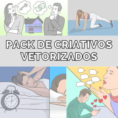 Pack Criativos Vetorizados - Anti Block