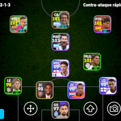 Conta Efootball Força 3087 2 Icons e 2 Showtimes Brabos