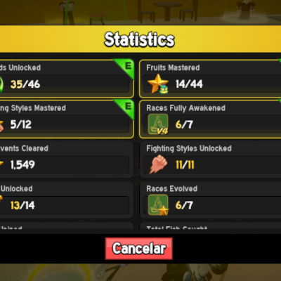 Conta de Blox Fruit OP e muito upada com frutas permamente e gamepass