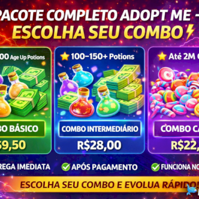 ADOPT ME PACK 💎 (POTIONS + BUCKS + CANDY) 🎮 | ENTREGA AUTOMÁTICA ⚡