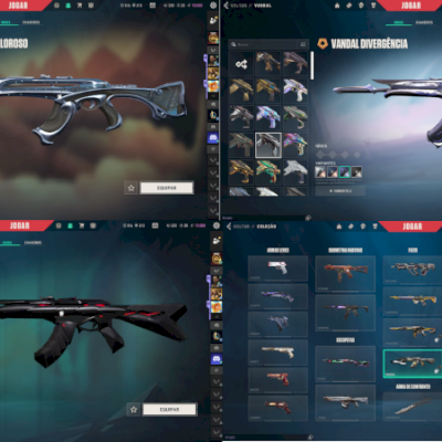 CONTA DE VALORANT FULL SKINS | +R$ 6.000 INVESTIDOS | ACESSO COMPLETO